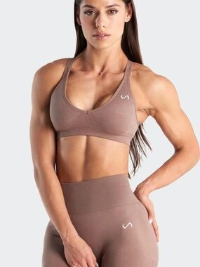 NWT Sculpt Seamless Sports Bra - Vintage Latte